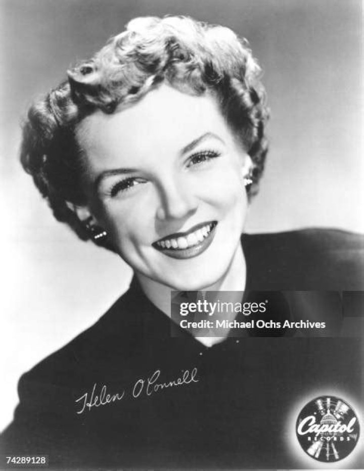 Helen O'Connell Biography, Age, Height, Wife, Net Worth and Family