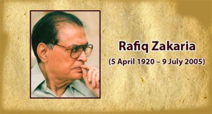 Rafiq Zakaria Biography, Age, Height, Wife, Net Worth and Family