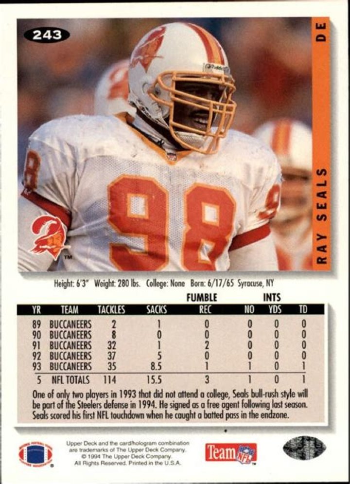 Ray Seals Biography, Age, Height, Wife, Net Worth, Family