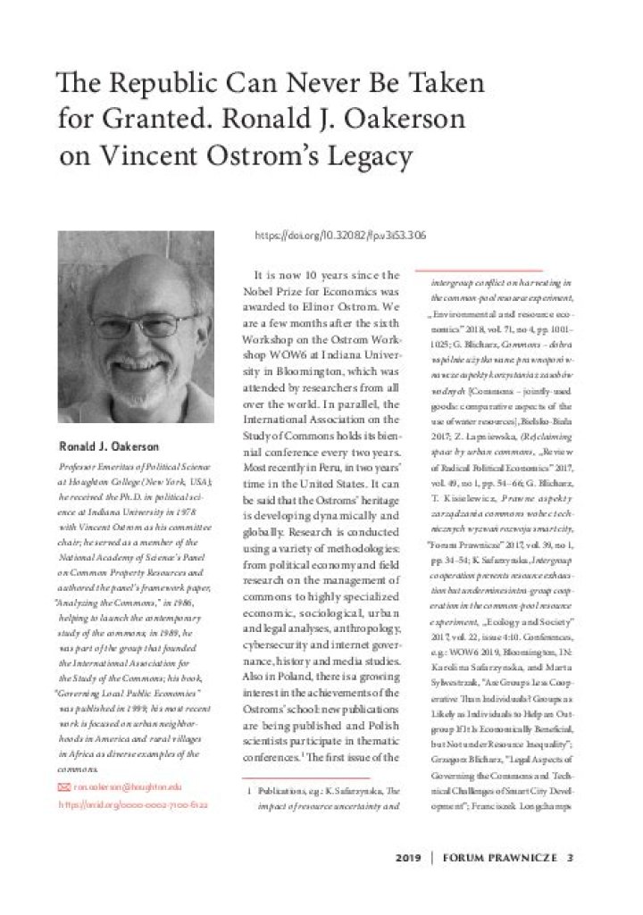 Ronald J. Oakerson Biography, Age, Height, Wife, Net Worth and Family