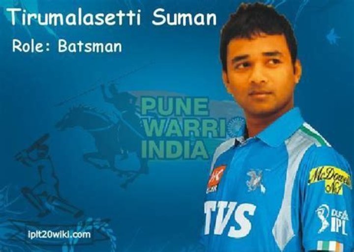 Tirumalasetti Suman Biography, Age, Height, Wife, Net Worth, Family